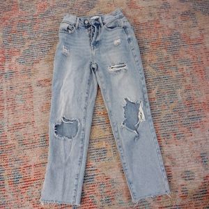 PacSun Size 23 high rise straight jeans.
